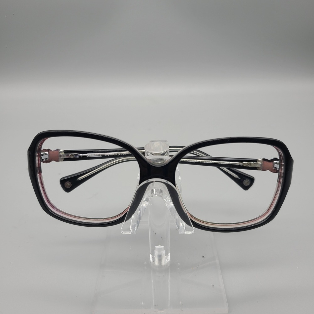 Coach HC 8009 Lulu Frances Black Crystal Eyeglasses Frames 5048/13 57-15-135